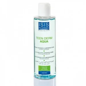 purifying micellar solution for sensitive skin - isis pharma teen derm aqua solution 250 ml