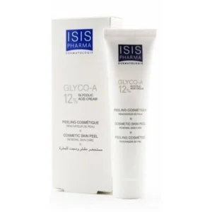 isispharma crème rénovatrice nuit 12% glyco-a - peeling cosmétique réducteur de rides (30 ml)