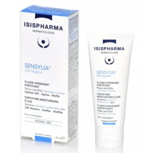 hydratant fortifiant isispharma sensylia 24h légère fluide 40ml