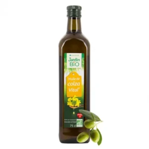 huile vierge de colza bio 750ml - jardin