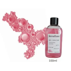 gel douche nourrissant rose 100ml - jerraflore