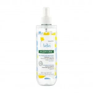 eau fraîche parfumée au calendula apaisant pour bébé - klorane 500 ml