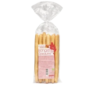 gressins artisanaux avec farine d’epeautre 150g - la buona terra