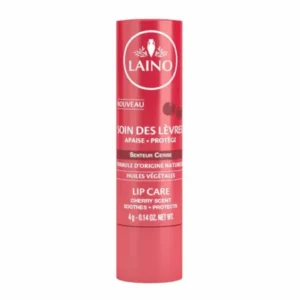 baume à lèvres cerise hydratant naturel 4g - laino