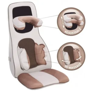 siège massant 3d excellence avec chaleur - lanaform 110311