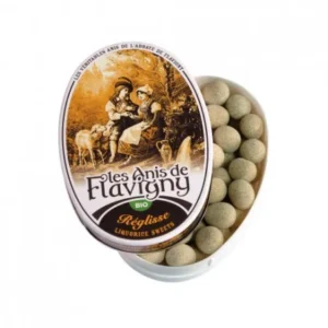 bonbons réglisse naturels - les anis de flavigny boite de bonbons