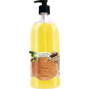 gel douche sans savon mimosa 1l - les petits bains de provence