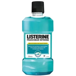bain de bouche fraîcheur intense listerine 250ml – haleine fraîche durable