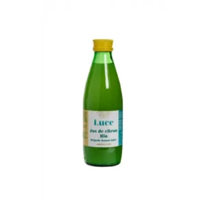 jus de citron bio luce 25cl - pur jus de citron naturel