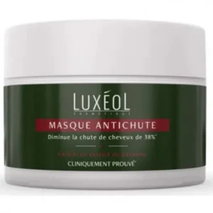 masque antichute luxéol 200ml – traitement fortifiant et volumisant