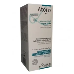 soin émollient lysaskin atolys - hydratation longue durée pour peaux atopiques