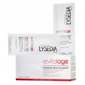 masque revitalisant lysedia - hydratation intense et stimulation du collagène 3x70ml