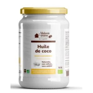maison de coco huile vierge de noix de coco, bio 700 g -
