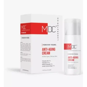 crème anti-âge mdc forever young - soin raffermissant et anti-rides 50ml