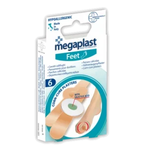 pansement pour durillons megaplast avec acide salicylique - boîte de 6