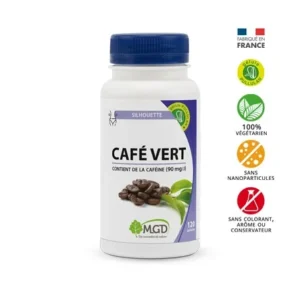 mgd café vert complément alimentaire - 120 gélules naturelles