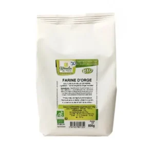 farine d'orge complète bio moulin des moines 500g - riche en fibres et minéraux