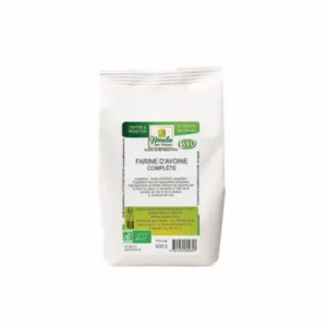 farine d'avoine complète moulin des moines bio - 500g, mouture sur meule de pierre