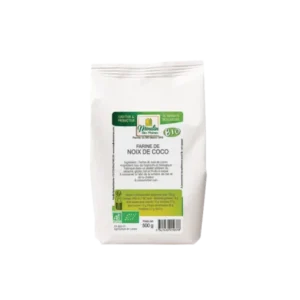 farine de noix de coco bio 500g - moulin des moines
