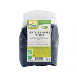 lentilles beluga bio 500 g - moulin des moines