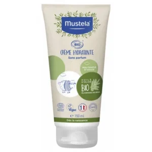 crème hydratante bio mustela 150 ml pour visage et corps
