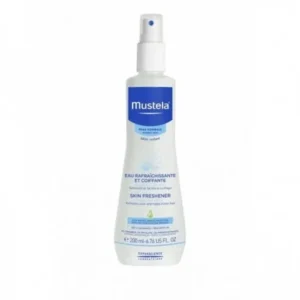 eau rafraîchissante et coiffante mustela 200ml sans alcool