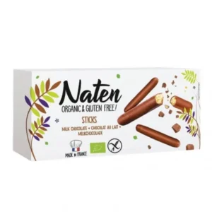 gluten-free chocolate biscuits naten batonnet chocolat lait 130g
