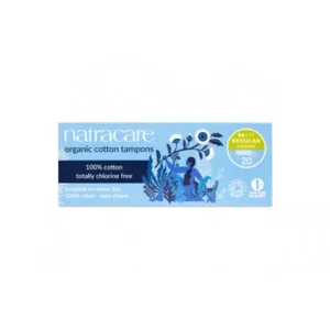 tampons sans applicateur en coton biologique natracare normal 20 unités
