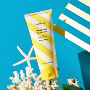 nature republic aloe aqua jumbo sunscreen spf50+ 250 ml
