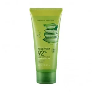 aloe vera soothing gel 92% natural extract - nature republic 310ml