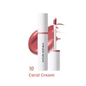 mousse tint by nature republic byflower triple - coral cream 10