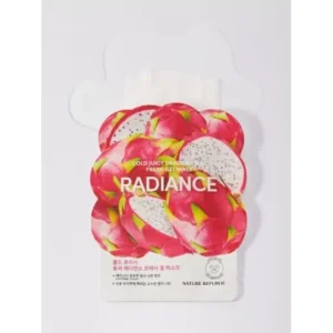 gel mask - nature republic cold juicy dragon fruit radiance fresh gel mask