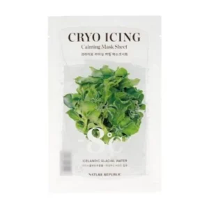 calming mask - nature republic cryo icing calming mask sheet 27 ml