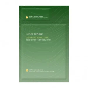 hydrogel mask - nature republic ginseng royal silk gold 2 step anti-aging treatment