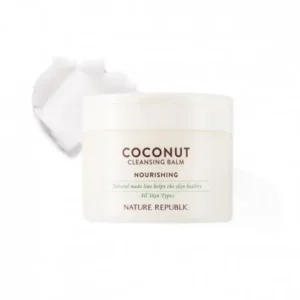 nature republic natural made coconut cleansing balm 110ml – nourishing cleansing balm