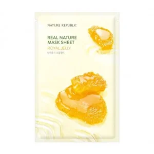 royal jelly mask sheet by nature republic - extra hydrating & nourishing 23g