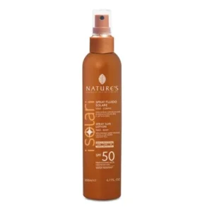 spray solaire fluide natures isolari spf50 - protection triple uva-uvb-ir naturelle 200ml