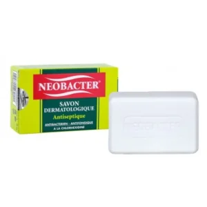 savon dermatologique nature soin neobacter 90g à la chlorhexidine – antiseptique antibactérien