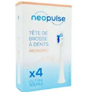 têtes de brosse à dents ultra souples neopulse recharge 4 pièces - blanc