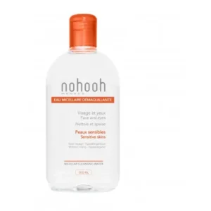 eau micellaire nohooh thé vert 500ml - nettoyant visage, yeux et lèvres