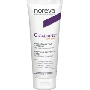 crème réparatrice noreva cicadiane protect spf 50+ 40ml - protection solaire et réparation cutanée