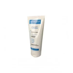 novaderm gel surgras hydratant soin lavant 200ml pour peaux sensibles