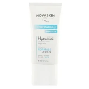 crã¨me hydratante novaskin pour peau normale ã  mixte 50ml - hydratation 24h
