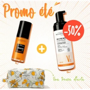 sã©rum vitamine c booster ultra concentrã© 25% novexpert - 30ml avec mousse nettoyante flash ã‰clat offerte