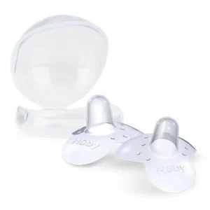 bouts de sein classiques nûby™ - lot de 2 avec boîte de rangement hygiénique