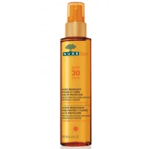 nuxe huile bronzante spf 30 (150ml) - protection solaire et bronzing sublime
