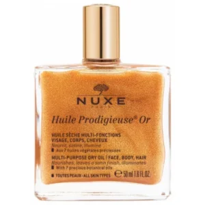 huile sèche nuxe huile prodigieuse or 50ml - soin multi-fonctions visage, corps & cheveux