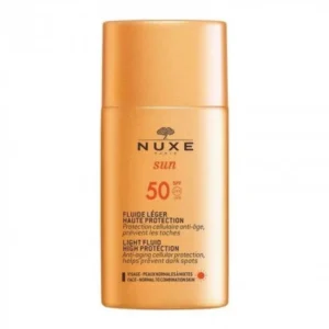 fluide solaire légère haute protection spf50 nuxe sun - 50ml