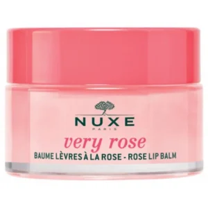 baume à lèvres nuxe very rose - soin nourrissant à la rose 15 g