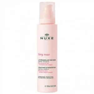 nuxe very rose - lait démaquillant hydratant parfumé à la rose 200ml